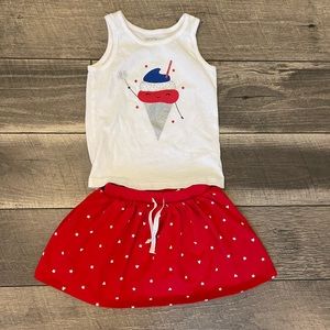 Carter’s Tank Top with Skort